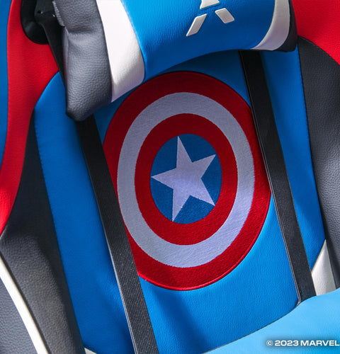 Marvel™ Champion Compact eSports Gaming Bürostuhl für Teenager - Captain America