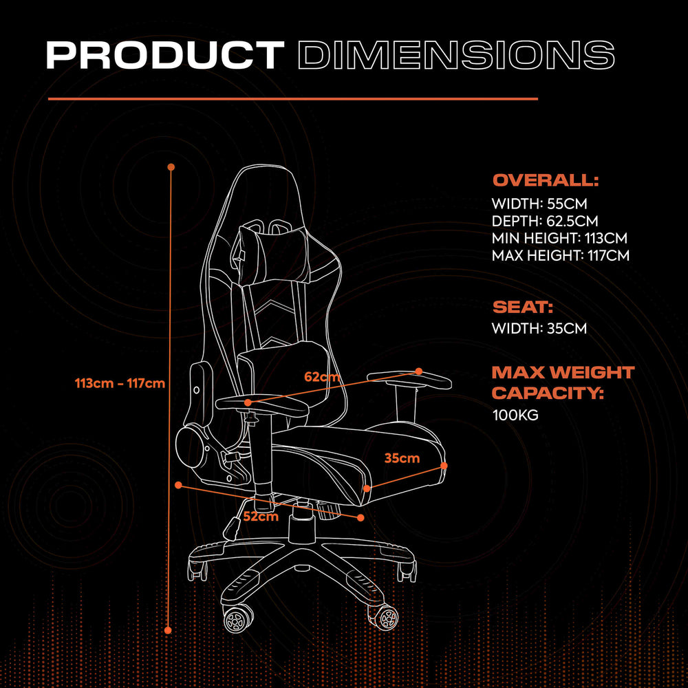 Marvel™ Champion Compact eSports Gaming Bürostuhl für Teenager - Iron Man