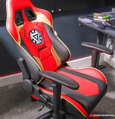 Marvel™ Champion Compact eSports Gaming Bürostuhl für Teenager - Iron Man