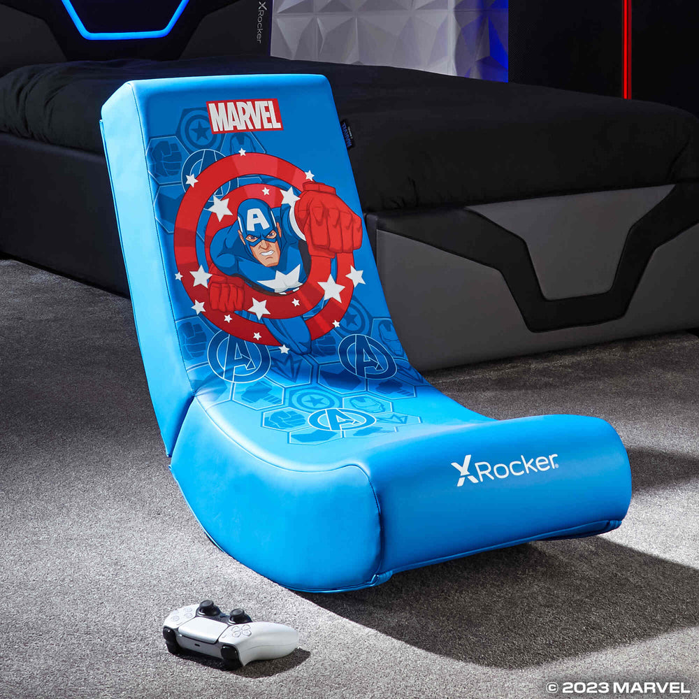 Marvel™ Floor Rocker Gaming Stuhl für Kinder – Captain America