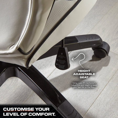 Maverick Gaming Bürostuhl für Teenager - Weiß/Schwarz - X Rocker EU