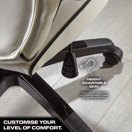 Maverick Gaming Bürostuhl für Teenager - Weiß/Schwarz - X Rocker EU