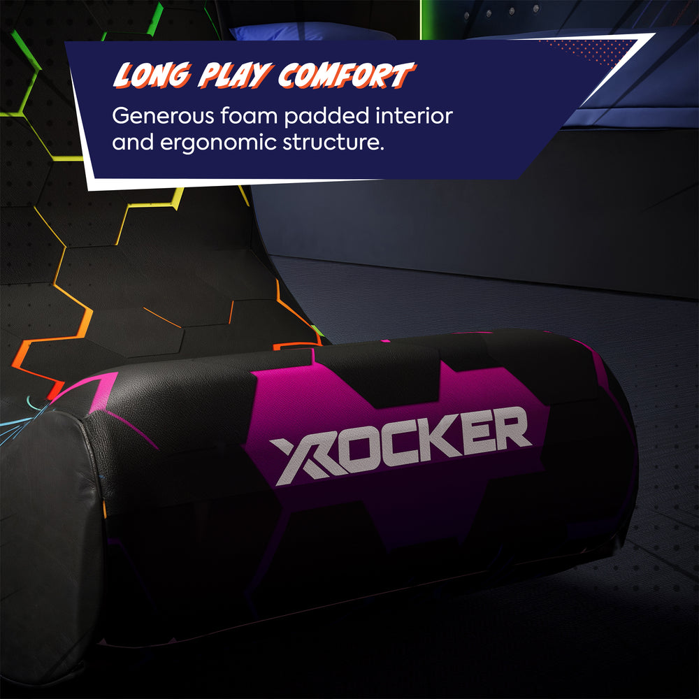 Video Rocker Gaming Stuhl für Kinder – Neo Hex Edition