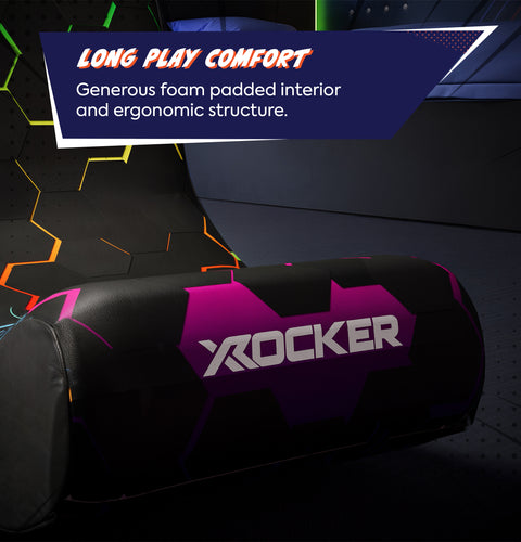 Video Rocker Gaming Stuhl für Kinder – Neo Hex Edition