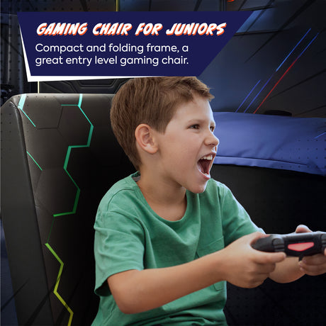 Video Rocker Gaming Stuhl für Kinder – Neo Hex Edition