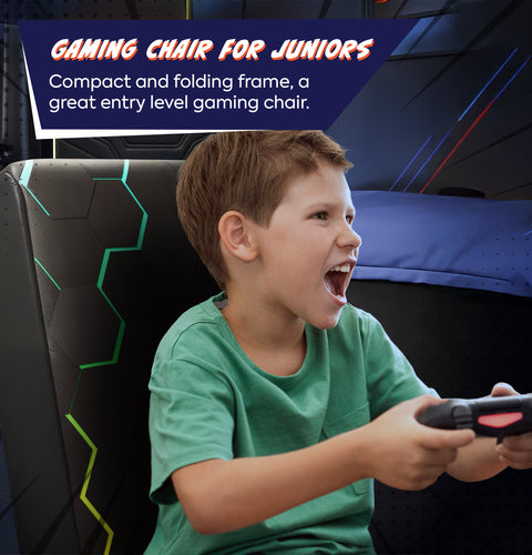 Video Rocker Gaming Stuhl für Kinder – Neo Hex Edition