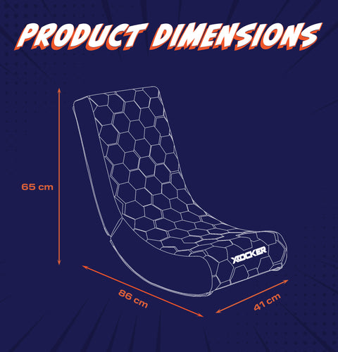 Video Rocker Gaming Stuhl für Kinder – Neo Hex Edition