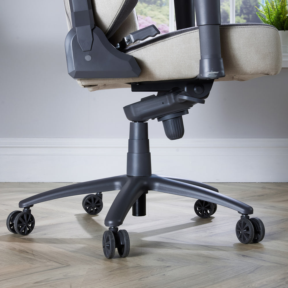 Onyx Bürodrehstuhl aus Stoff - Grau - X Rocker EU