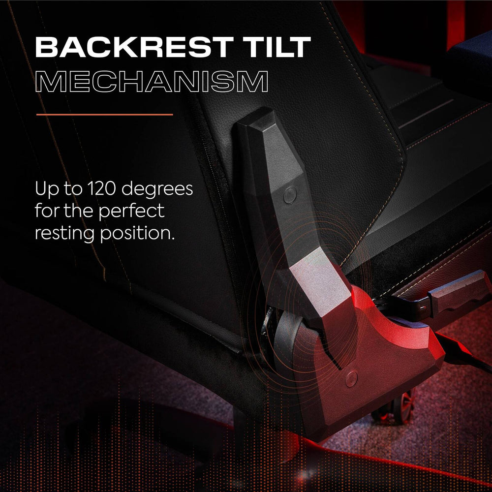 Onyx Moderner Gaming Bürodrehstuhl - Gold - X Rocker EU