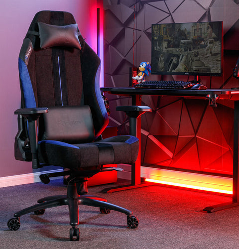 Onyx Moderner Gaming Bürodrehstuhl - Blau - X Rocker EU