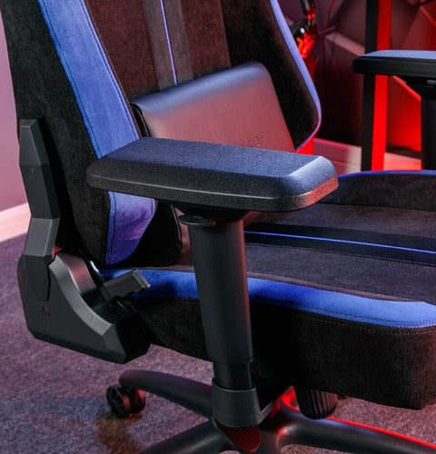 Onyx Moderner Gaming Bürodrehstuhl - Blau - X Rocker EU