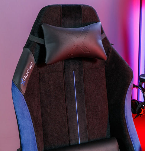 Onyx Moderner Gaming Bürodrehstuhl - Blau - X Rocker EU