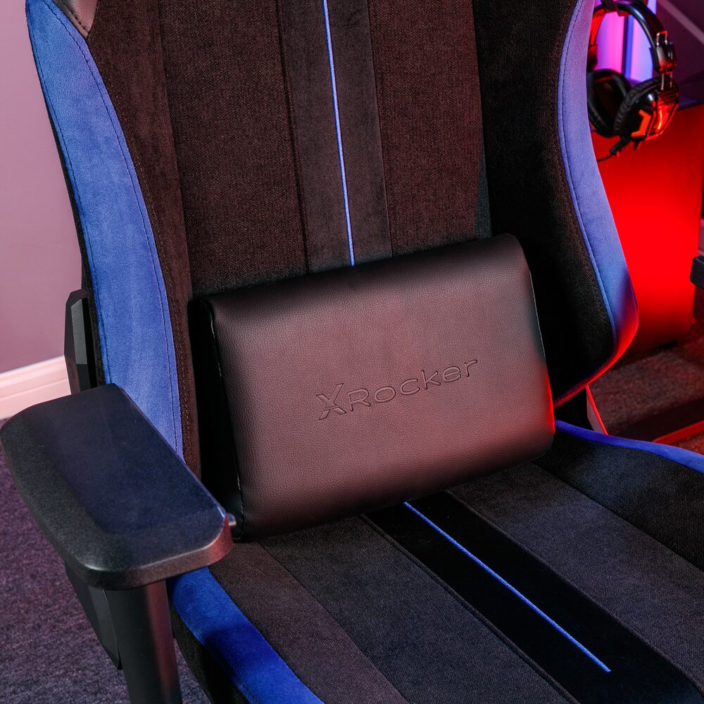 Onyx Moderner Gaming Bürodrehstuhl - Blau - X Rocker EU