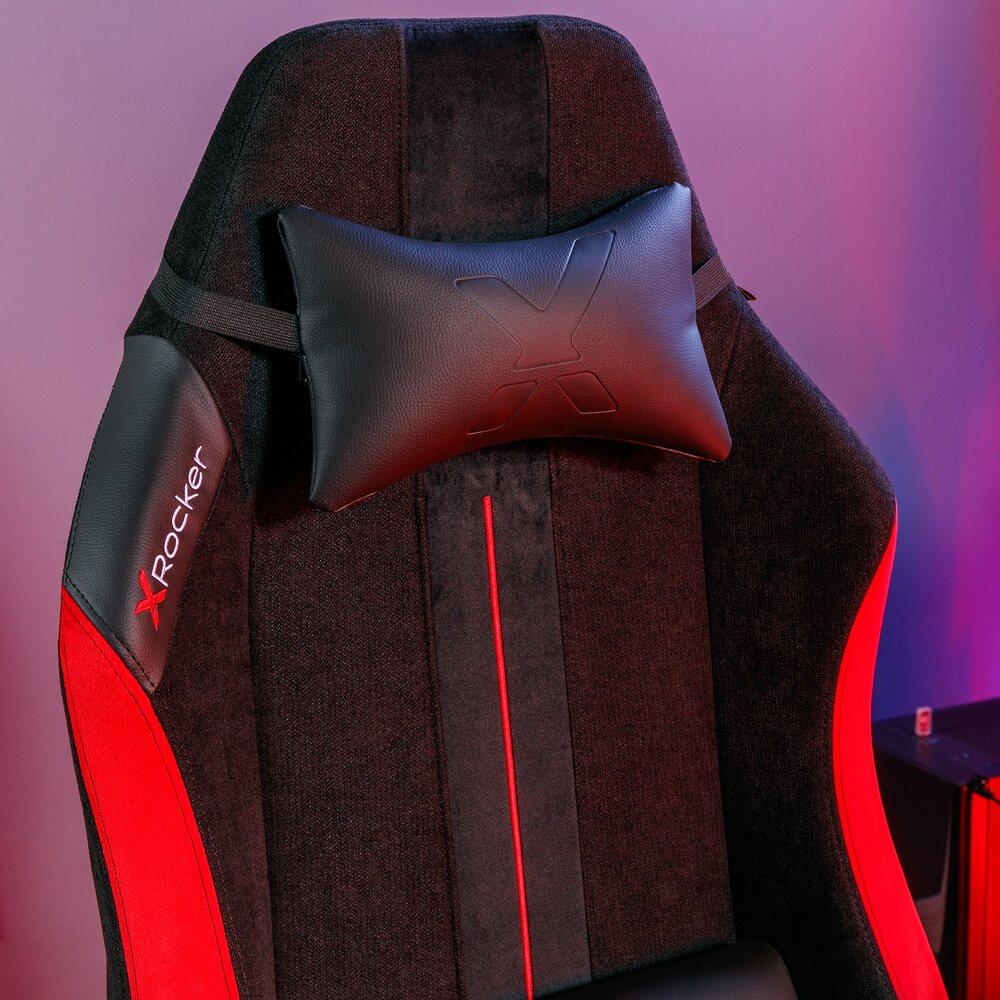 Onyx Moderner Gaming Bürodrehstuhl - Rot - X Rocker EU