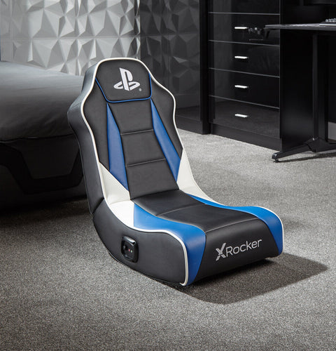 PlayStation® Geist 2.0  Floor Rocker Gaming Sessel - Schwarz/Blau