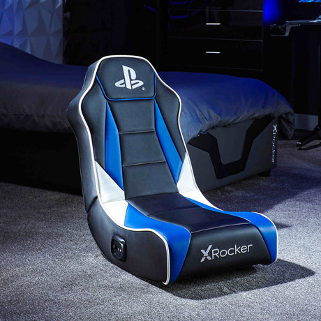 PlayStation® Geist 2.0  Floor Rocker Gaming Sessel - Schwarz/Blau