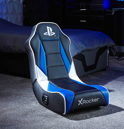 PlayStation® Geist 2.0  Floor Rocker Gaming Sessel - Schwarz/Blau