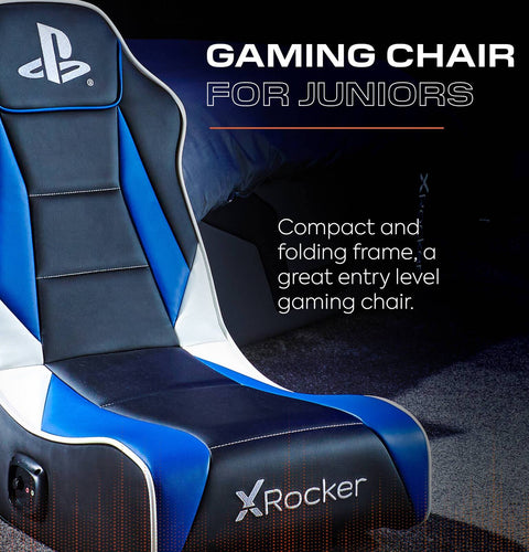 PlayStation® Geist 2.0  Floor Rocker Gaming Sessel - Schwarz/Blau