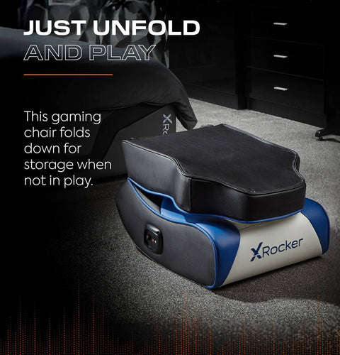 PlayStation® Geist 2.0  Floor Rocker Gaming Sessel - Schwarz/Blau