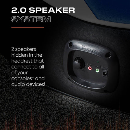 PlayStation® Geist 2.0  Floor Rocker Gaming Sessel - Weiß/Blau