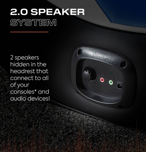 PlayStation® Geist 2.0  Floor Rocker Gaming Sessel - Weiß/Blau