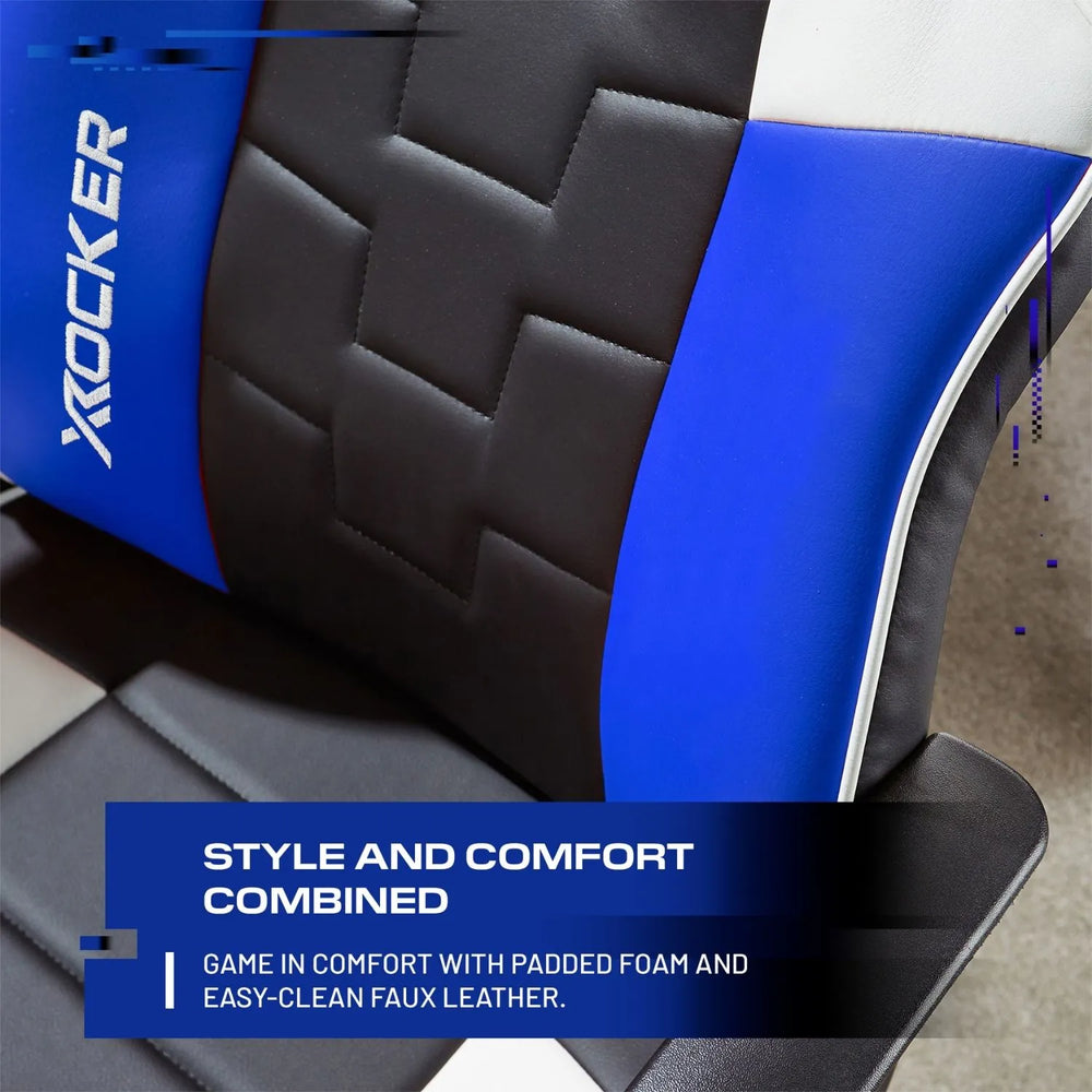 Saturn Gaming Bürostuhl für Teenager - Blau - X Rocker EU