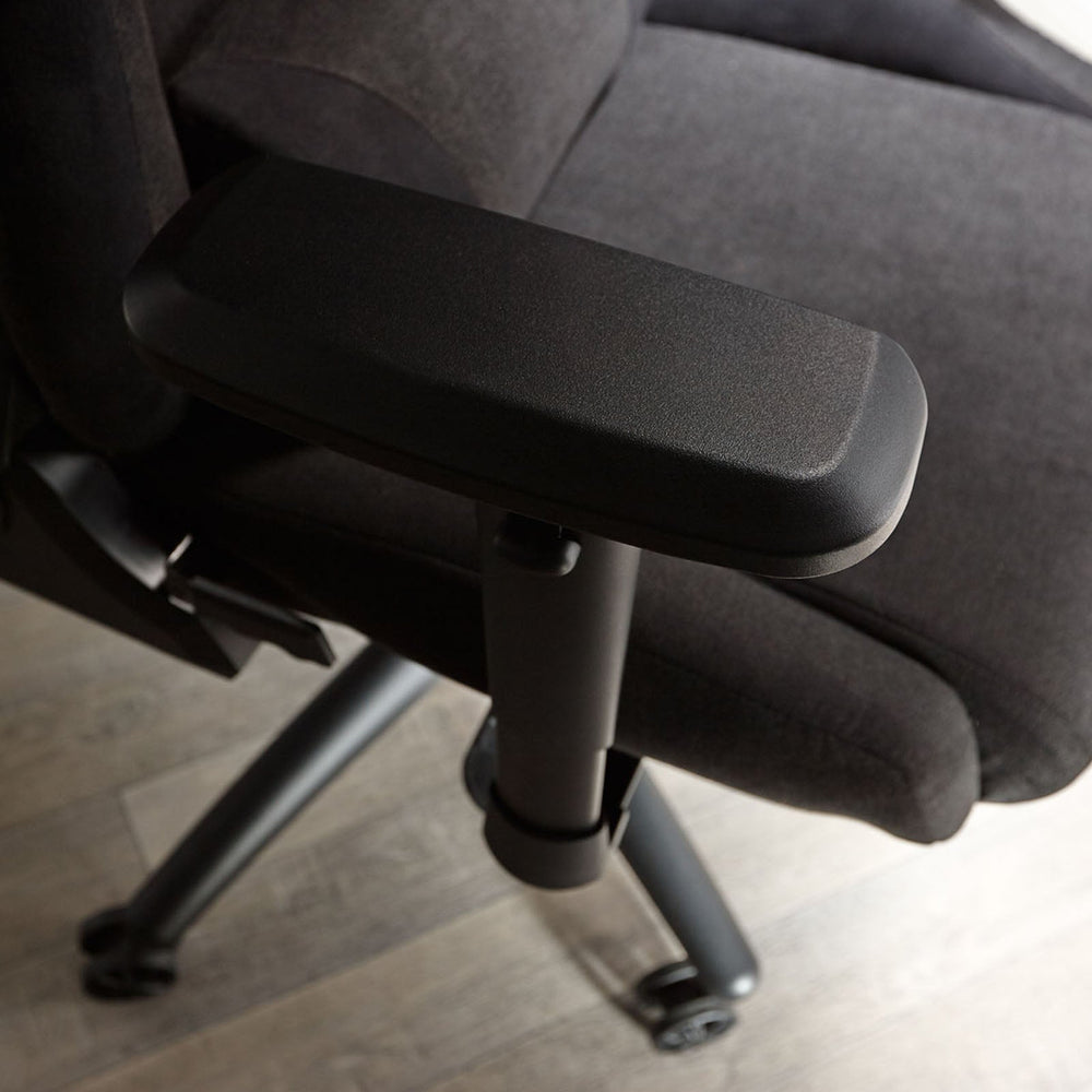 Messina Komfort Bürostuhl mit Stoffbezug - Schwarz