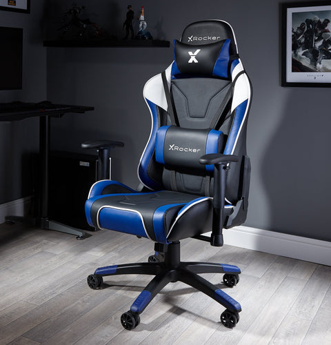 Agility eSports Gaming Bürostuhl - Blau - X Rocker EU