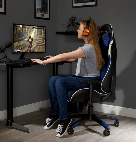 Agility eSports Gaming Bürostuhl - Blau - X Rocker EU
