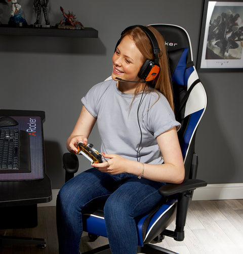Agility eSports Gaming Bürostuhl - Blau - X Rocker EU