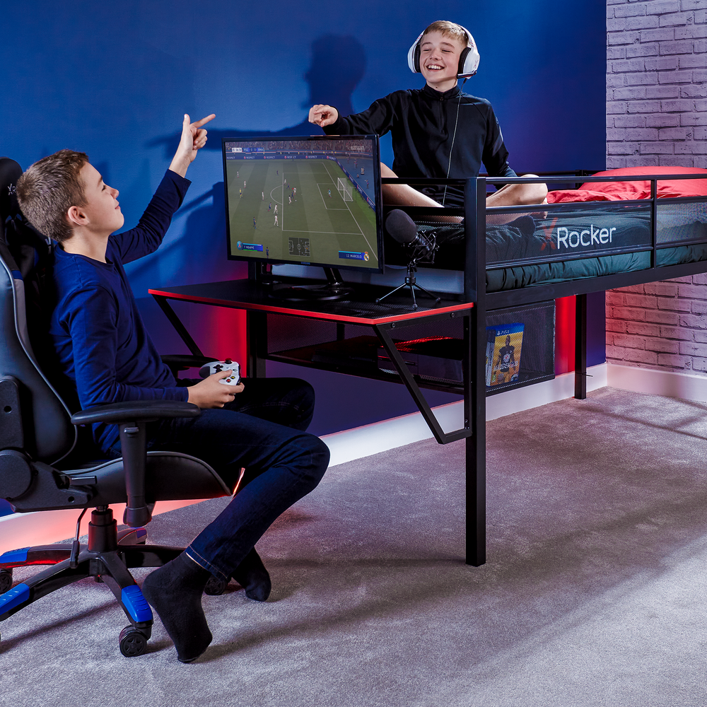 Sanctum Gaming Etagenbett mit Schreibtisch - X Rocker EU