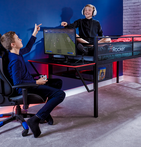 Sanctum Gaming Etagenbett mit Schreibtisch - X Rocker EU