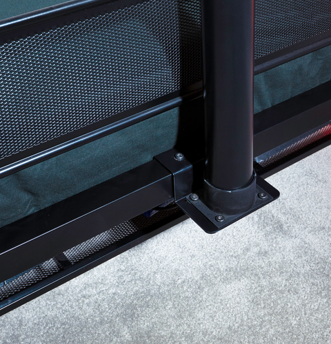 Basecamp Metall Gaming Bett mit TV-Halterung - Schwarz - X Rocker EU