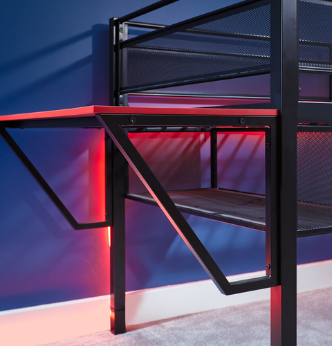 Sanctum Gaming Etagenbett mit Schreibtisch - X Rocker EU