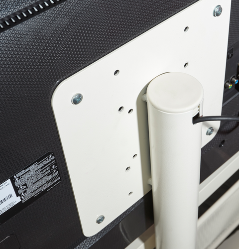 Basecamp Metall Gaming Bett mit TV-Halterung - Weiß - X Rocker EU