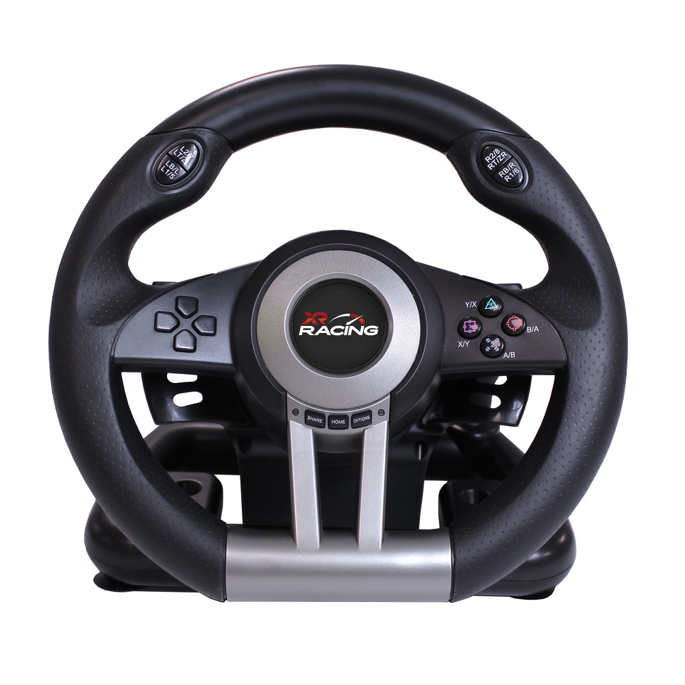 XR Racing Gaming Lenkrad mit Schalthebel & Pedalen