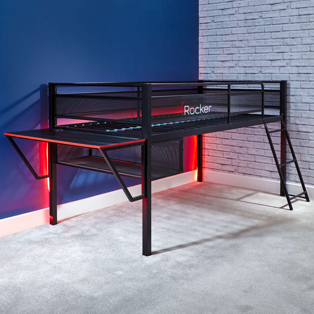Sanctum Gaming Etagenbett mit Schreibtisch - X Rocker EU