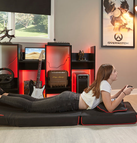 Crash Pad JR Gaming Klappsessel & Schlafmatratze - X Rocker EU