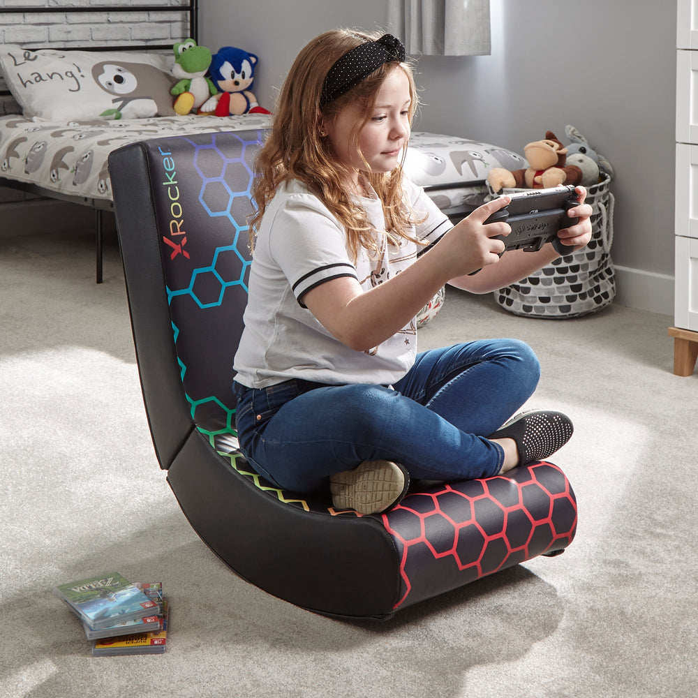 Video Rocker Gaming Bodensessel - Neo Hex Edition