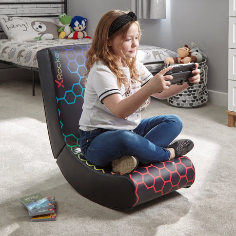 Video Rocker Gaming Bodensessel - Neo Hex Edition