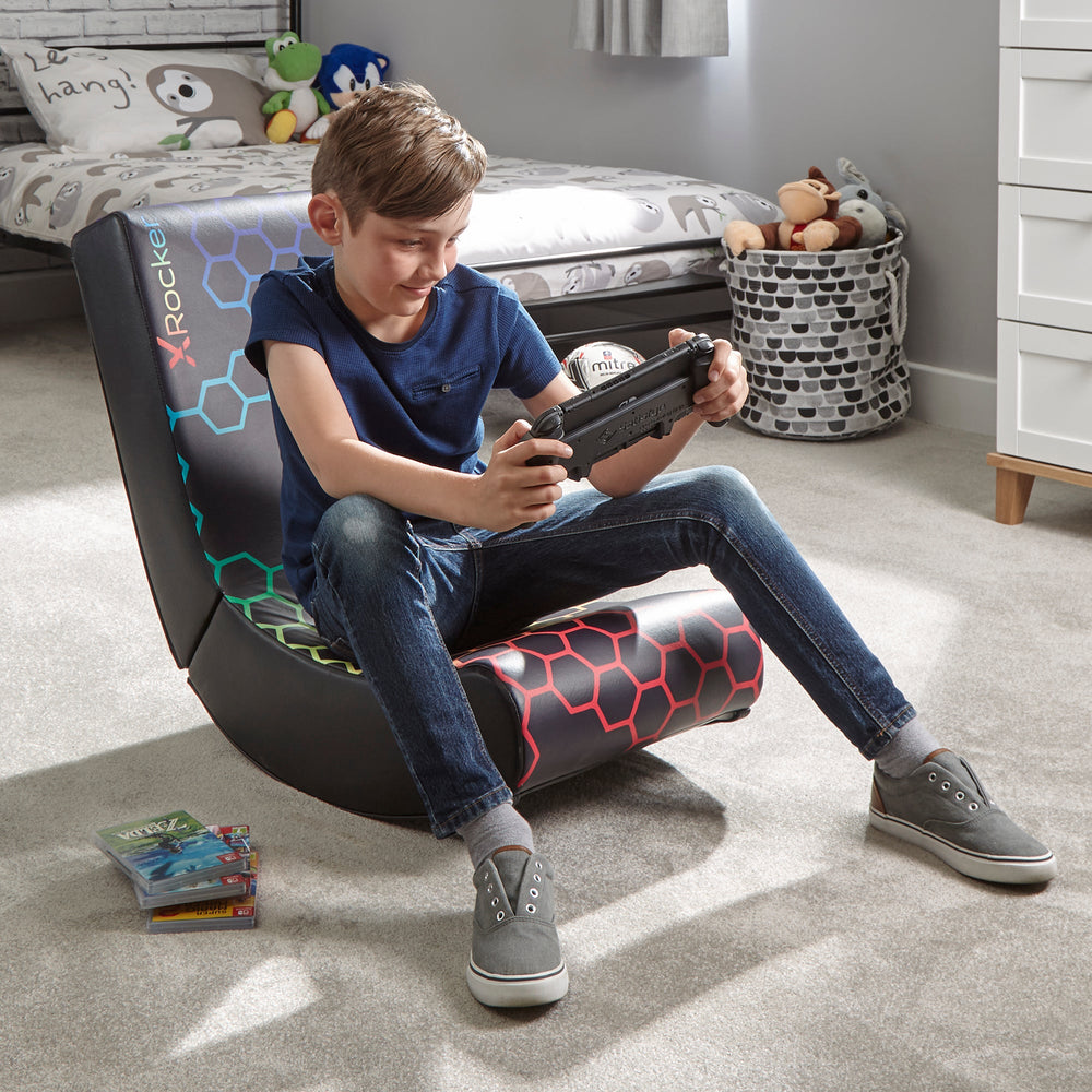 Video Rocker Gaming Bodensessel - Neo Hex Edition