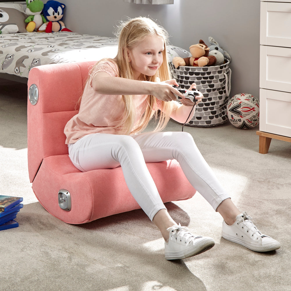 PlayPad 2.0 Audio Floor Rocker Gaming Bodensessel - Pink