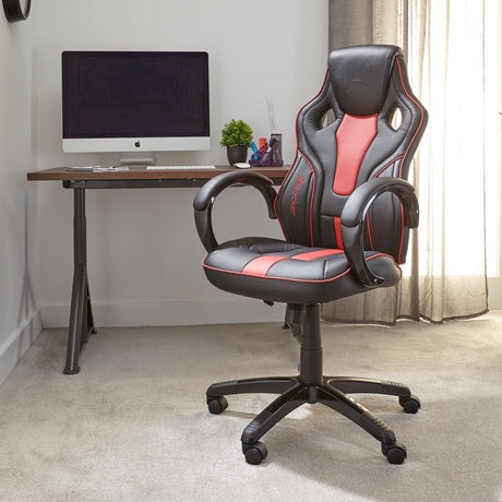 Maverick Gaming Bürostuhl für Teenager - Schwarz/Rot