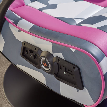Geo Camo 2.1 Gaming & Entertainment Sessel - Pink