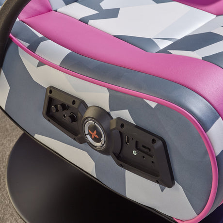Geo Camo 2.1 Gaming & Entertainment Sessel - Pink