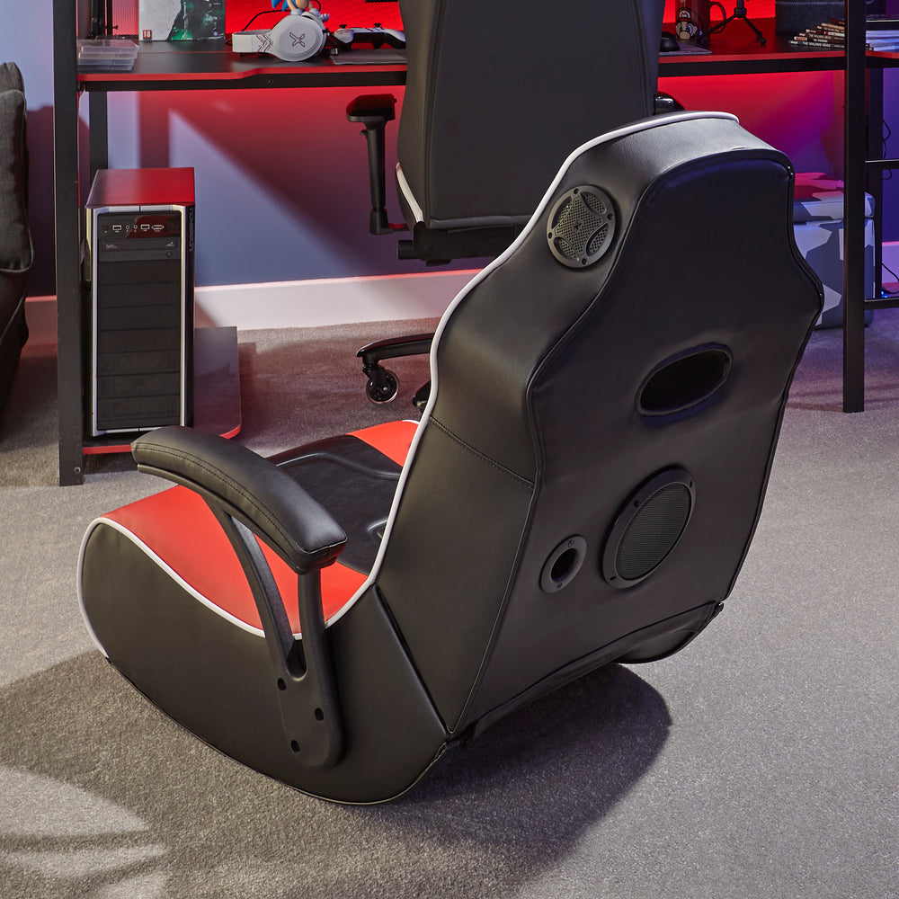 G-Force 2.1 Audio Floor Rocker Gaming Bodensessel - Rot