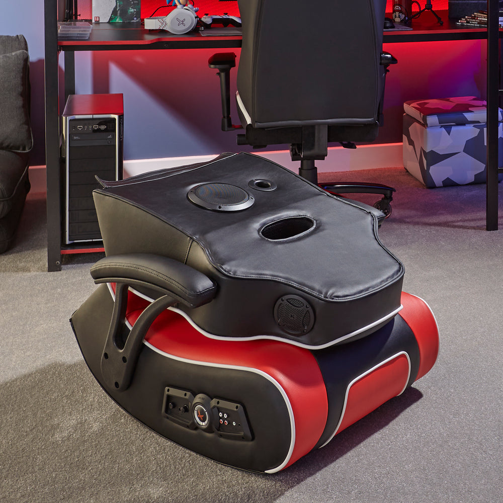G-Force 2.1 Audio Floor Rocker Gaming Bodensessel - Rot