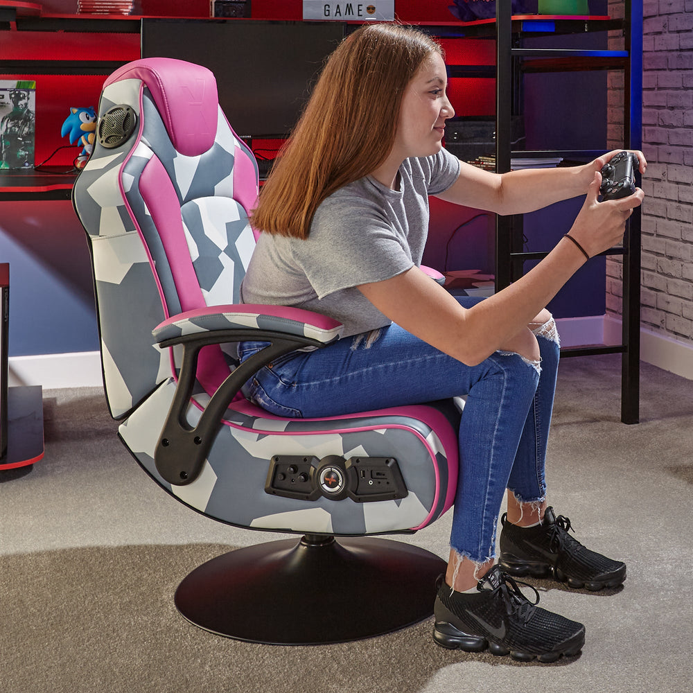 Geo Camo 2.1 Gaming & Entertainment Sessel - Pink