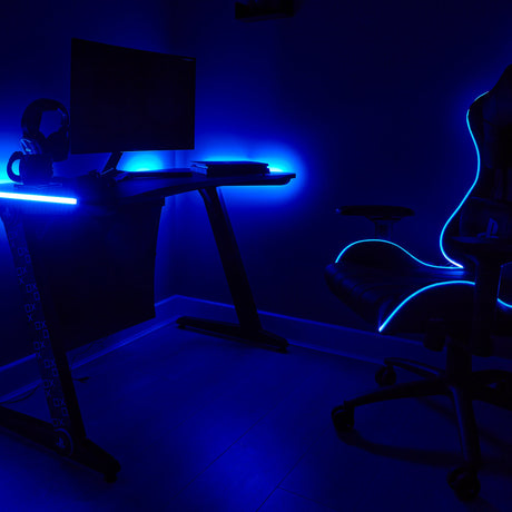 Sony Playstation® Borealis Aluminium Carbon Gaming Tisch