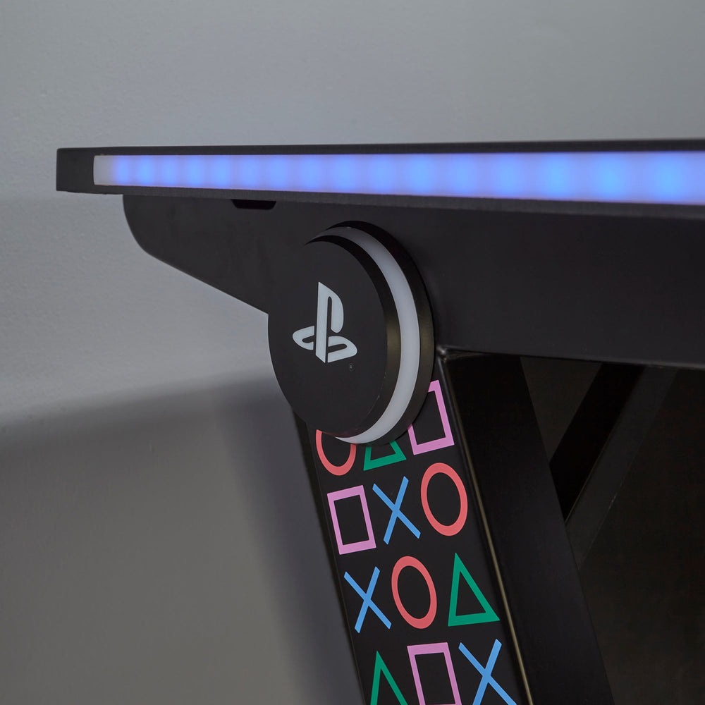 Sony Playstation® Borealis Aluminium Carbon Gaming Tisch